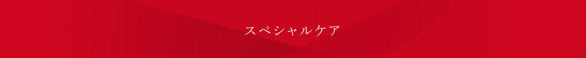 スペシャルケア